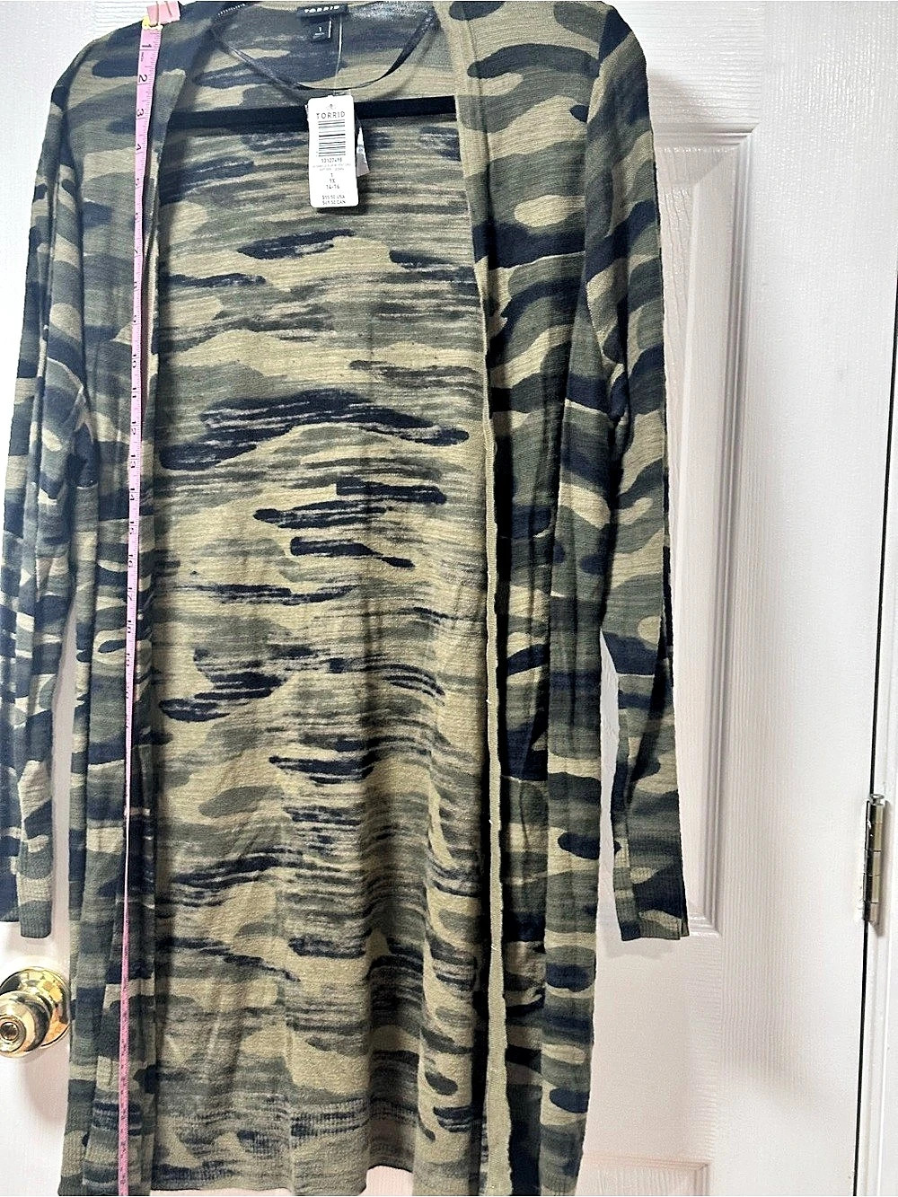 Torrid Camo Cardigan Size 1X